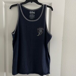 Casual Men's Navy Tank Top